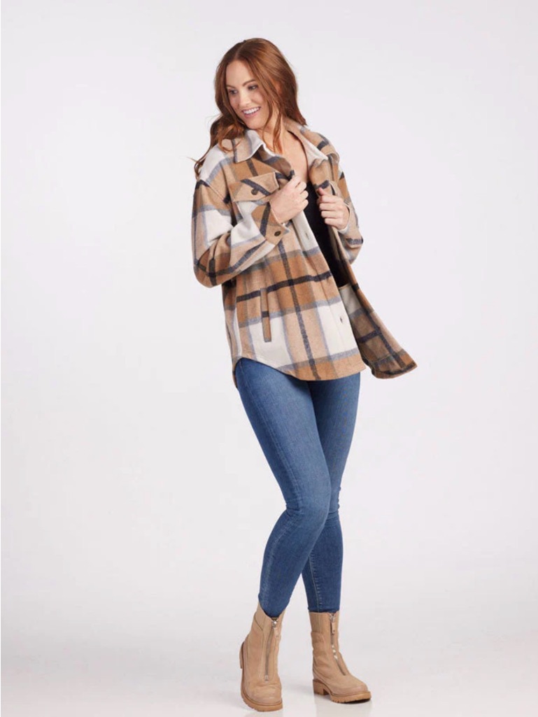 **Nwt** Woolx Sawyer Shacket Merino Wool Coat Xs — image 3 of 8